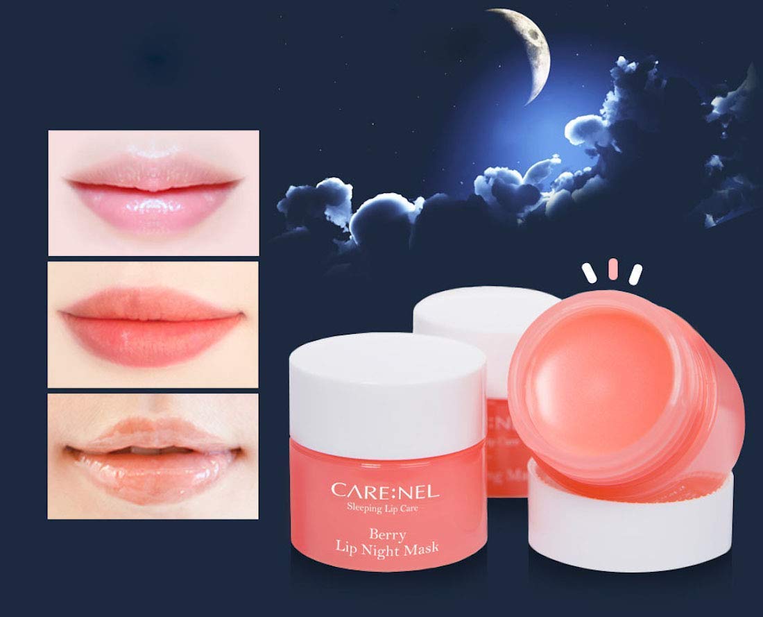 CARENEL Lip Sleeping Mask 5g (Berry 3Set) - Korean Hydrating Overnight