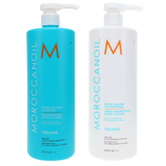 Moroccan Oil Extra Volume Shampoo & Conditioner 33.8 oz COMBO Pack