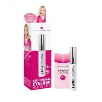 Mini LASHCOCA!NE Eyelash Serum for Fast Growth & Long Eyelashes Vegan Booster Made in Germany Test Winner for Eyelash Extension Long Eye Lashes by Svenja Walberg Dermatest Very Good