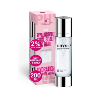 Hyaluronic Serum High Dose Phyve 200 ml I Vegan Moisturising Serum for the Face I Made in Germany I with 2% Pure Hyaluronic I Highly Concentrated Hyaluronic Overdose Booster by Svenja Walberg